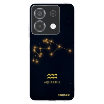 Picasee silikonski prozorni ovitek za Xiaomi Poco X6 - AQUARIUS