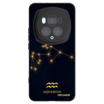 Picasee silikonski črni ovitek za Honor Magic6 Pro - AQUARIUS