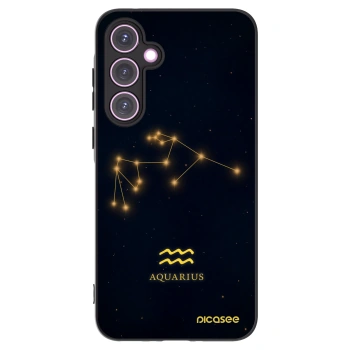Picasee silikonski črni ovitek za Samsung Galaxy A35 5G A356B - AQUARIUS