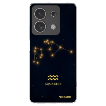 Picasee silikonski prozorni ovitek za Xiaomi Redmi Note 13 4G - AQUARIUS