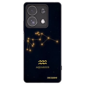 Picasee silikonski črni ovitek za Xiaomi Redmi Note 13 Pro 4G - AQUARIUS