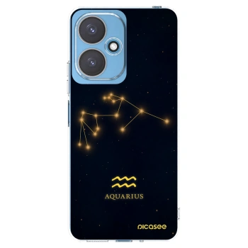 Picasee silikonski prozorni ovitek za Xiaomi Redmi 13C 5G - AQUARIUS