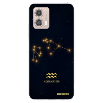 Picasee silikonski prozorni ovitek za Motorola Moto G53 5G - AQUARIUS