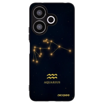 Picasee silikonski črni ovitek za Xiaomi Redmi 13 4G - AQUARIUS
