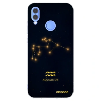 Picasee silikonski prozorni ovitek za Huawei P Smart 2019 - AQUARIUS