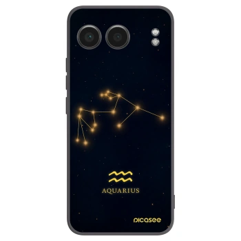 Picasee silikonski črni ovitek za OnePlus Nord 4 - AQUARIUS