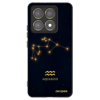 Picasee silikonski črni ovitek za Xiaomi 14T - AQUARIUS