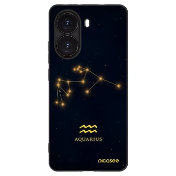 Picasee silikonski črni ovitek za Xiaomi Poco X7 Pro 5G - AQUARIUS