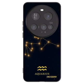 Picasee silikonski črni ovitek za Xiaomi 15 Ultra - AQUARIUS