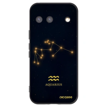 Picasee silikonski črni ovitek za Google Pixel 9 - AQUARIUS