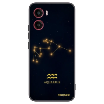 Picasee silikonski črni ovitek za Motorola Moto G05 - AQUARIUS