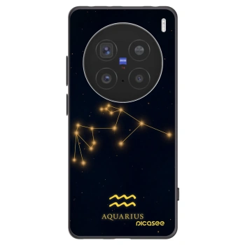 Picasee silikonski črni ovitek za Vivo X200 Pro - AQUARIUS
