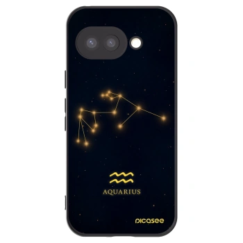 Picasee silikonski črni ovitek za Google Pixel 9a - AQUARIUS