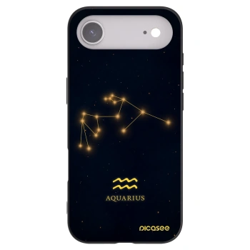 Picasee silikonski črni ovitek za Apple iPhone Air - AQUARIUS