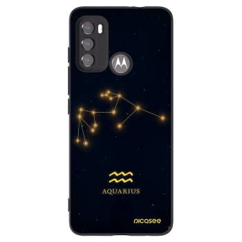 Picasee silikonski črni ovitek za Motorola Edge 60 5G - AQUARIUS