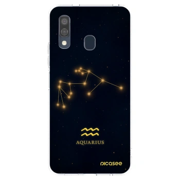Picasee silikonski prozorni ovitek za Samsung Galaxy A40 A405F - AQUARIUS