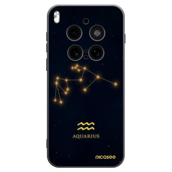 Picasee silikonski črni ovitek za Vivo X300 Pro - AQUARIUS