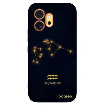 Picasee silikonski črni ovitek za Honor 600 - AQUARIUS