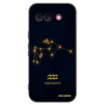 Picasee silikonski črni ovitek za Google Pixel 10a - AQUARIUS