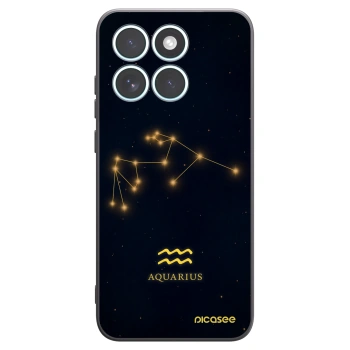 Picasee silikonski črni ovitek za Motorola Edge 70 Fusion - AQUARIUS
