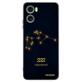 Picasee silikonski črni ovitek za Motorola Moto G06 - AQUARIUS