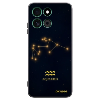 Picasee silikonski črni ovitek za Motorola Moto G57 Power - AQUARIUS