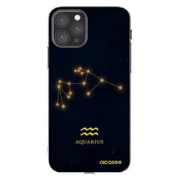 Picasee silikonski prozorni ovitek za Apple iPhone 11 Pro - AQUARIUS