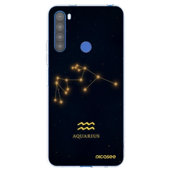 Picasee silikonski prozorni ovitek za Xiaomi Redmi Note 8T - AQUARIUS