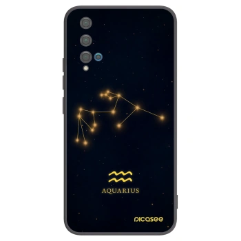 Picasee silikonski črni ovitek za Huawei Nova 5T - AQUARIUS