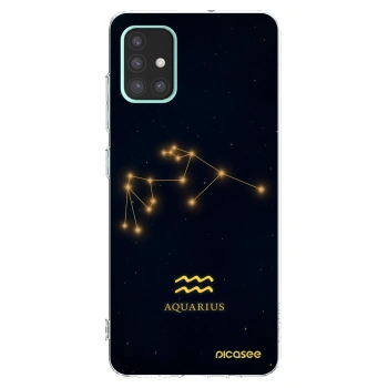 Picasee silikonski prozorni ovitek za Samsung Galaxy A51 A515F - AQUARIUS