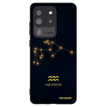 Picasee silikonski črni ovitek za Samsung Galaxy S20 Ultra 5G G988F - AQUARIUS