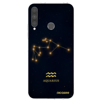Picasee silikonski prozorni ovitek za Huawei P40 Lite E - AQUARIUS