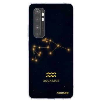 Picasee silikonski prozorni ovitek za Xiaomi Mi Note 10 Lite - AQUARIUS
