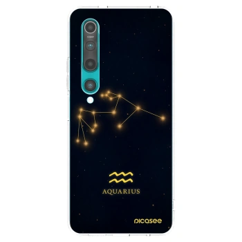 Picasee silikonski prozorni ovitek za Xiaomi Mi 10 - AQUARIUS