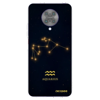 Picasee silikonski prozorni ovitek za Xiaomi Poco F2 Pro - AQUARIUS
