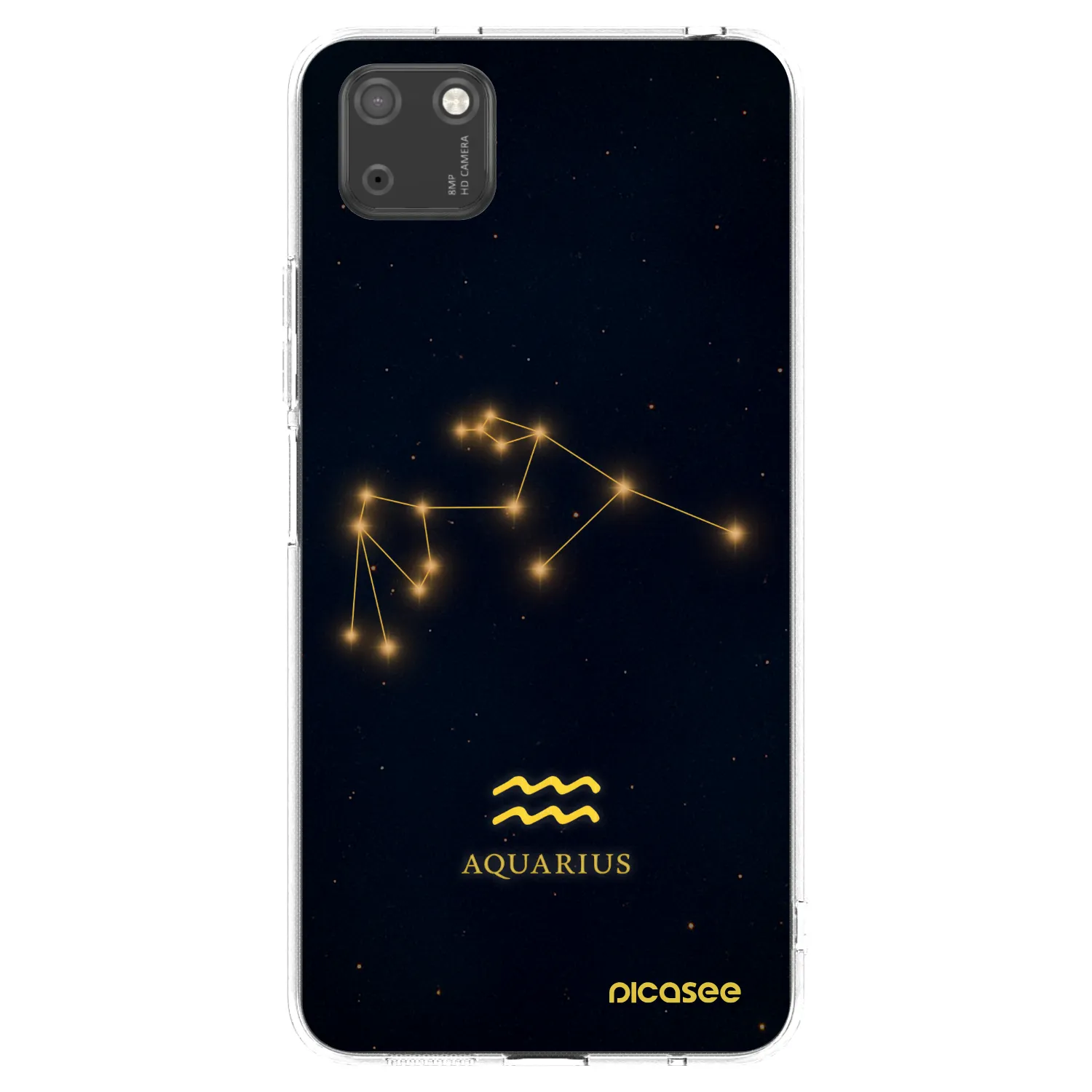 Picasee silikonski prozorni ovitek za Huawei Y5P - AQUARIUS