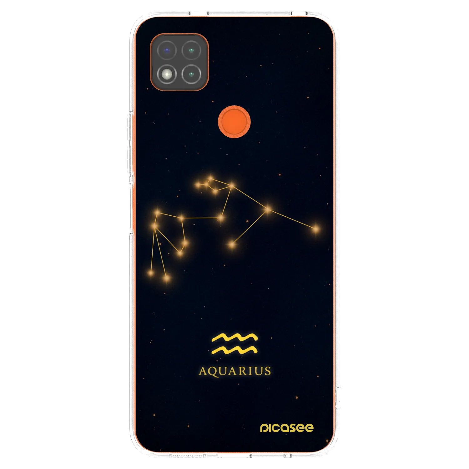 Picasee silikonski prozorni ovitek za Xiaomi Redmi 9C - AQUARIUS