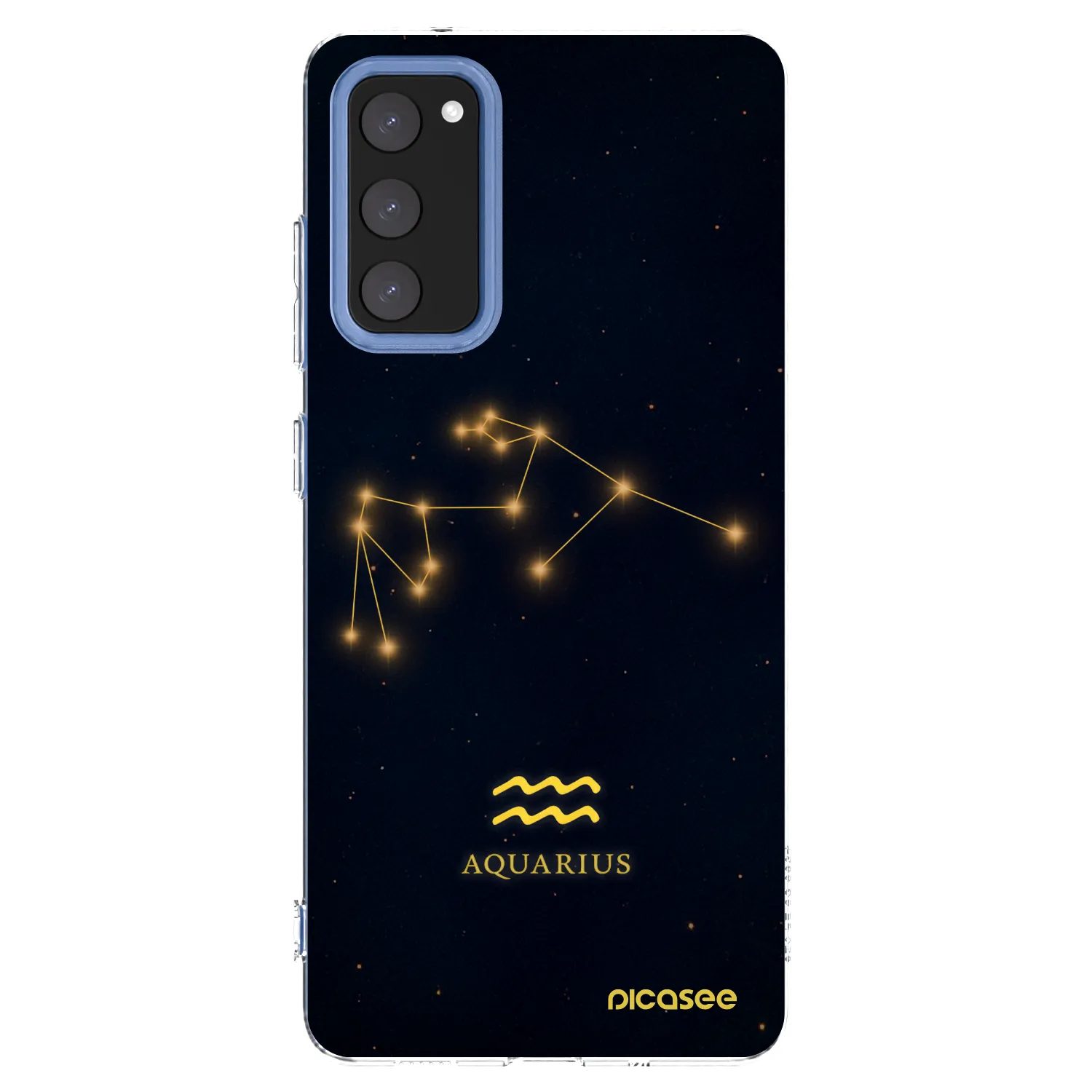 Picasee silikonski prozorni ovitek za Samsung Galaxy S20 FE - AQUARIUS