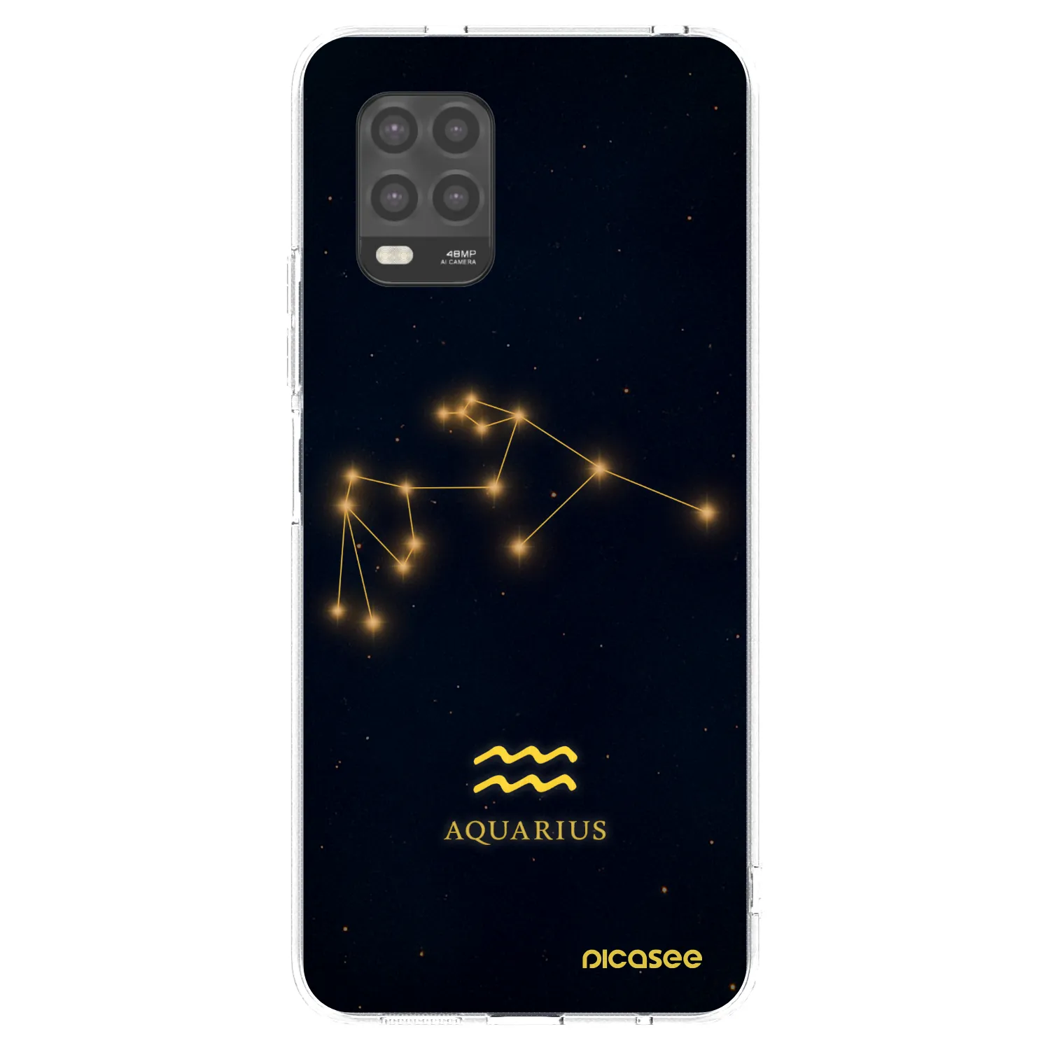 Picasee silikonski prozorni ovitek za Xiaomi Mi 10 Lite - AQUARIUS