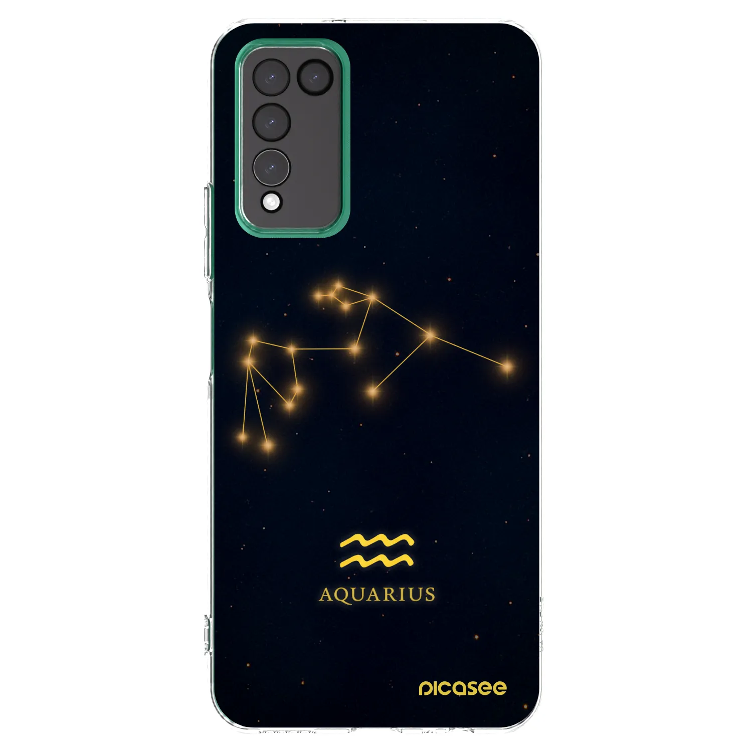 Picasee silikonski prozorni ovitek za Honor 10X Lite - AQUARIUS