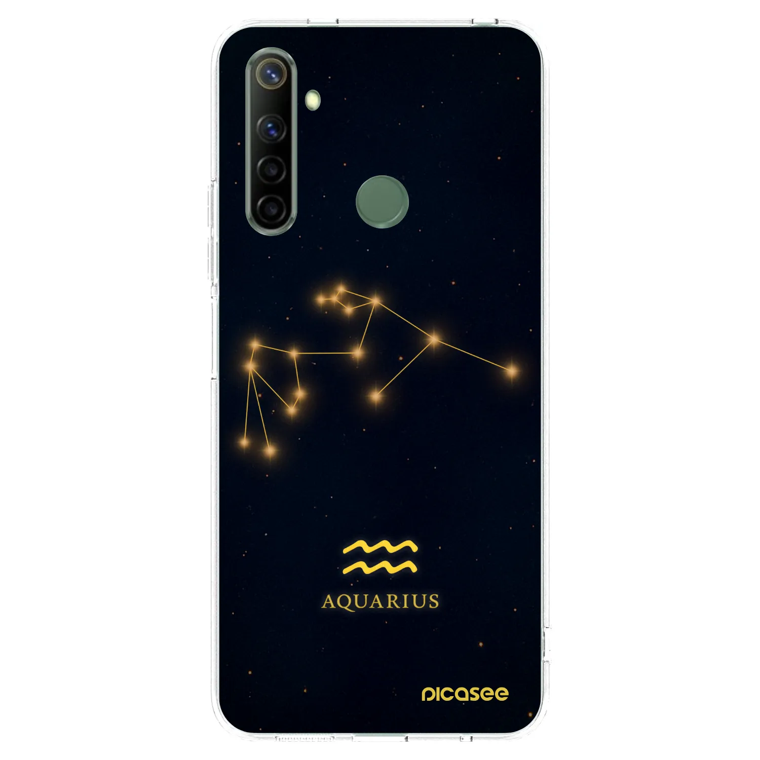 Picasee silikonski prozorni ovitek za Realme 6i - AQUARIUS