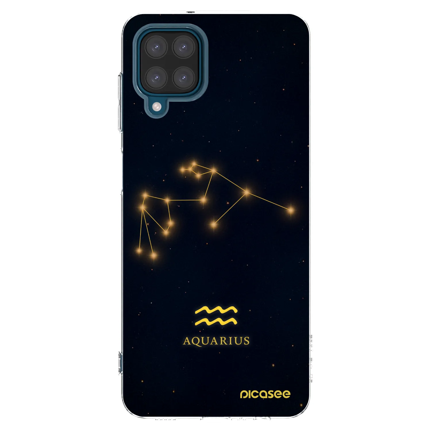 Picasee silikonski prozorni ovitek za Samsung Galaxy A12 A125F - AQUARIUS