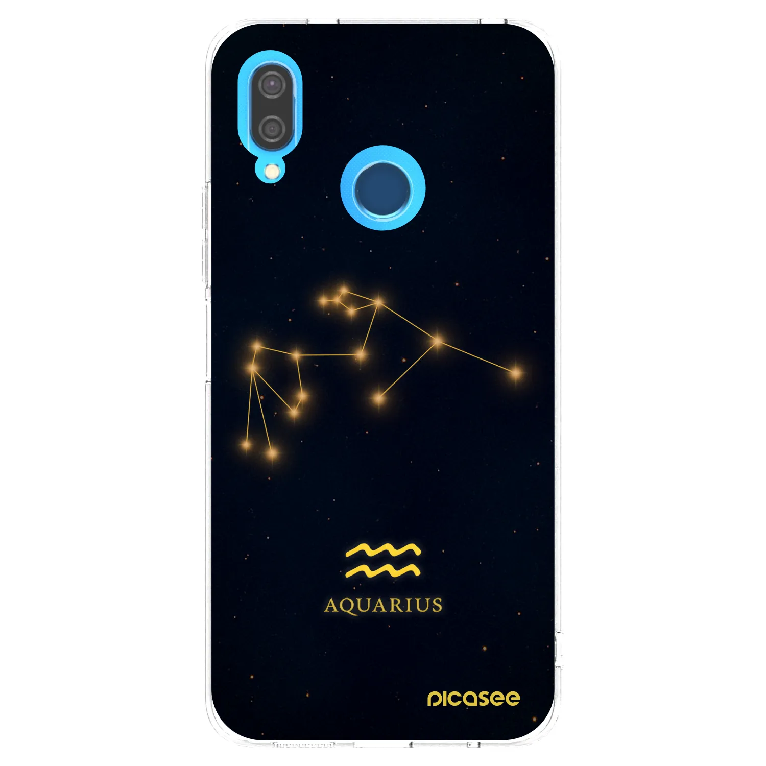 Picasee silikonski prozorni ovitek za Huawei P20 Lite - AQUARIUS