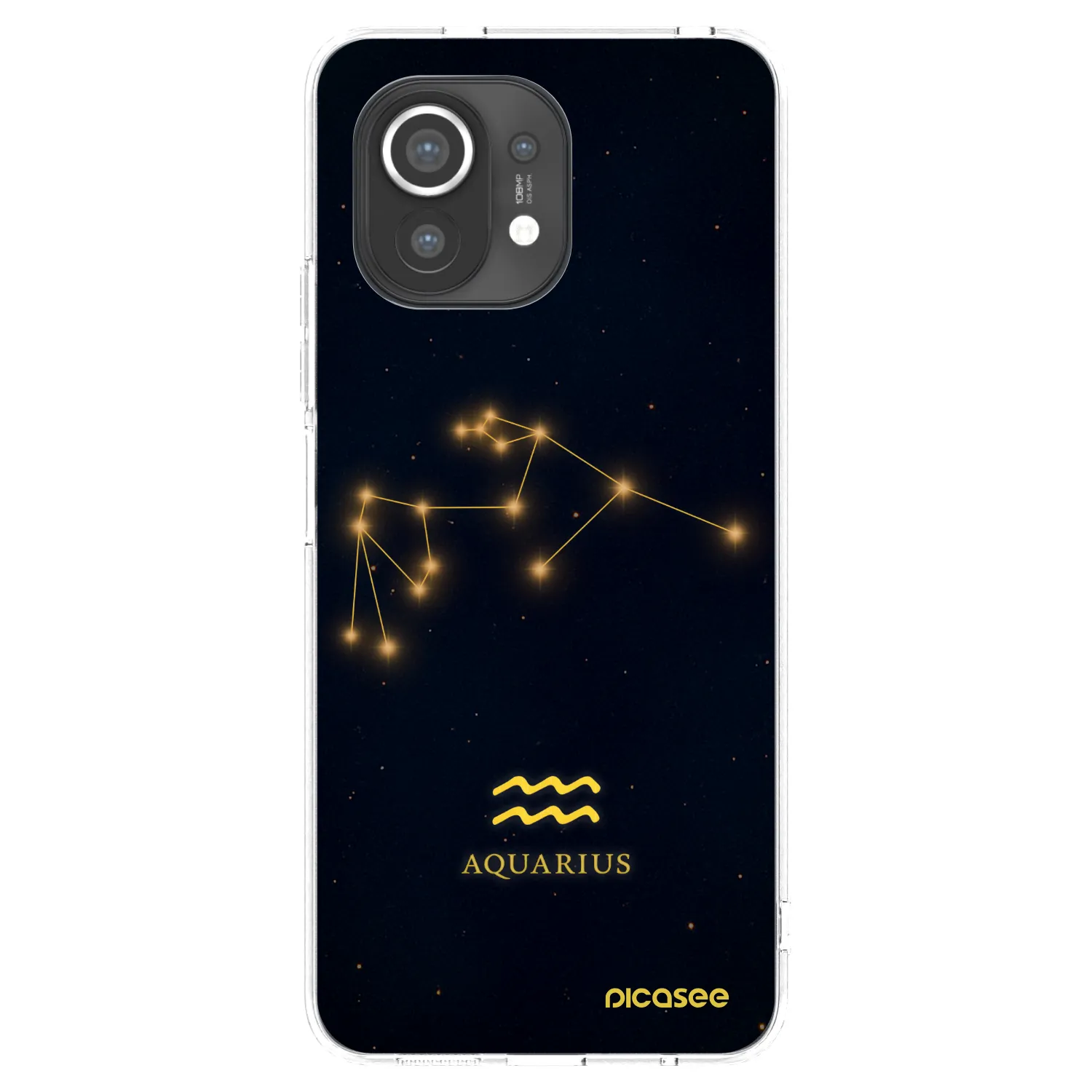 Picasee silikonski prozorni ovitek za Xiaomi Mi 11 - AQUARIUS