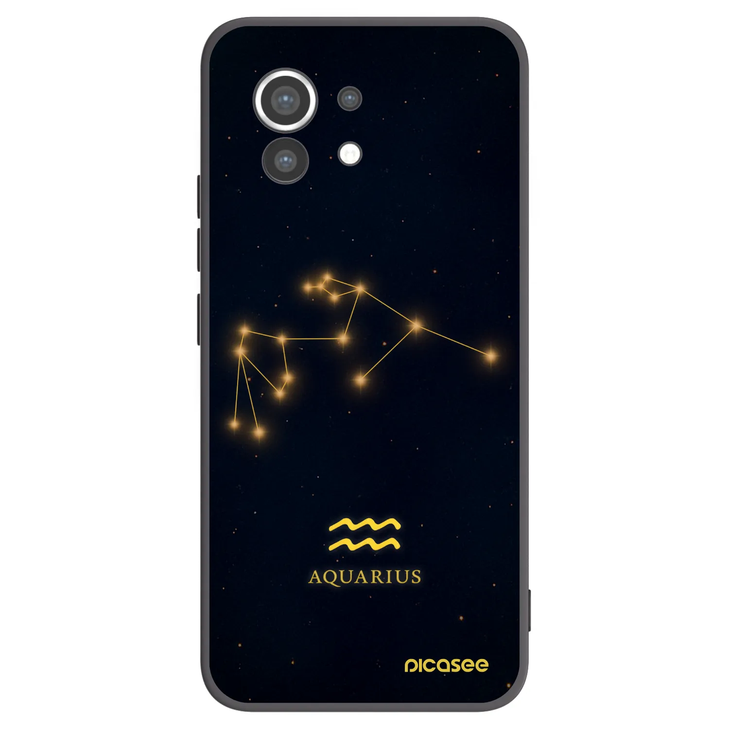 Picasee silikonski črni ovitek za Xiaomi Mi 11 - AQUARIUS