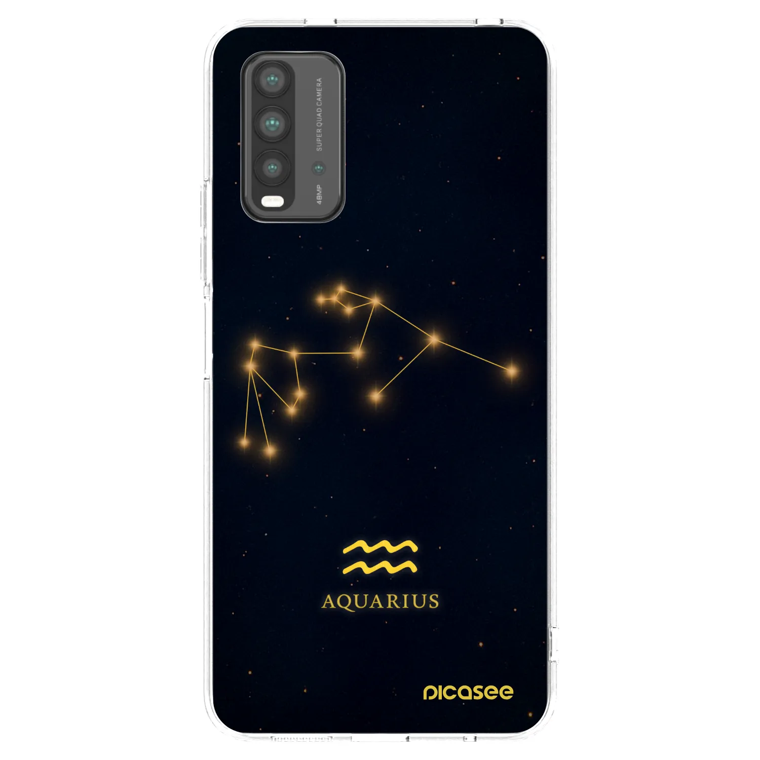 Picasee silikonski prozorni ovitek za Xiaomi Redmi 9T - AQUARIUS