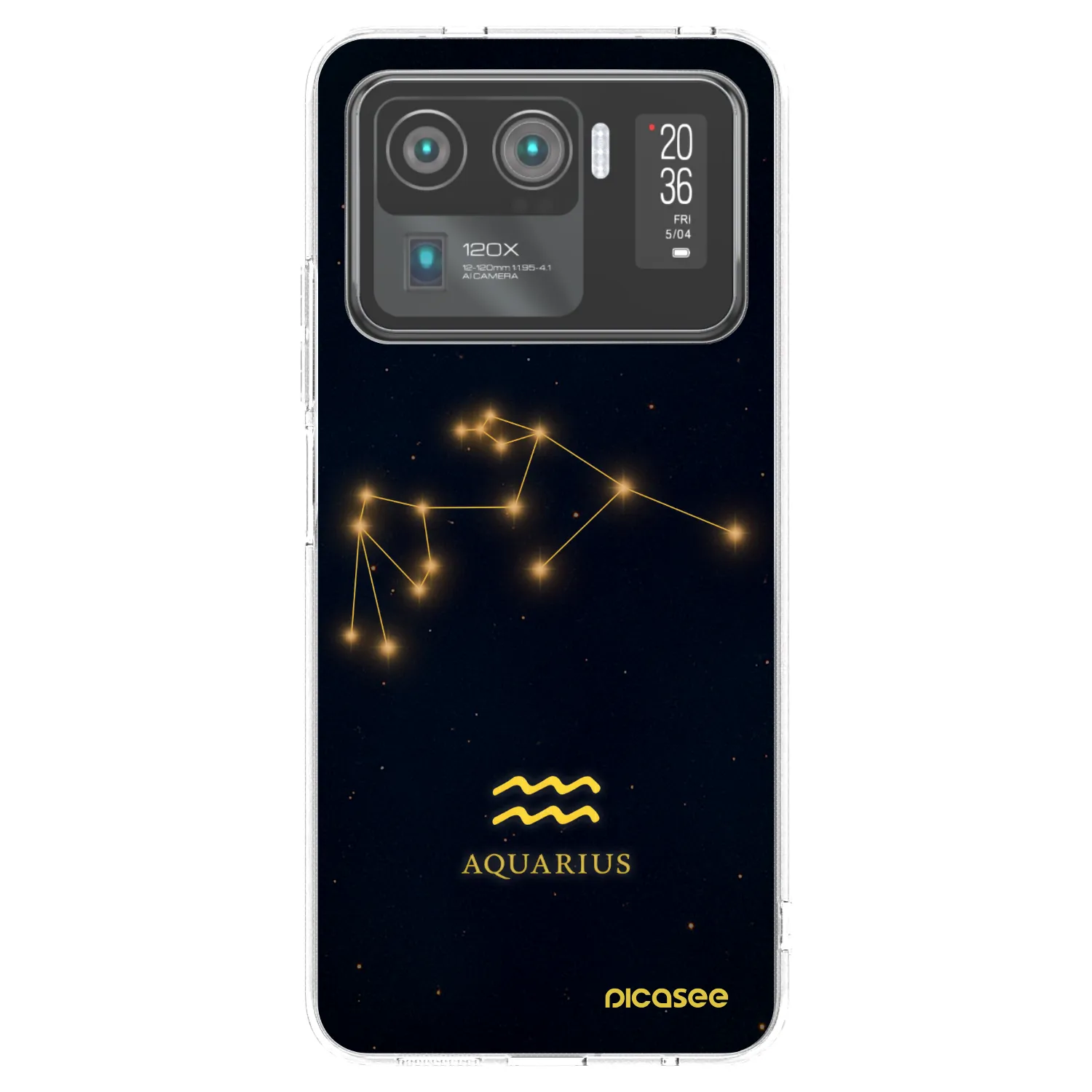 Picasee silikonski prozorni ovitek za Xiaomi Mi 11 Ultra - AQUARIUS