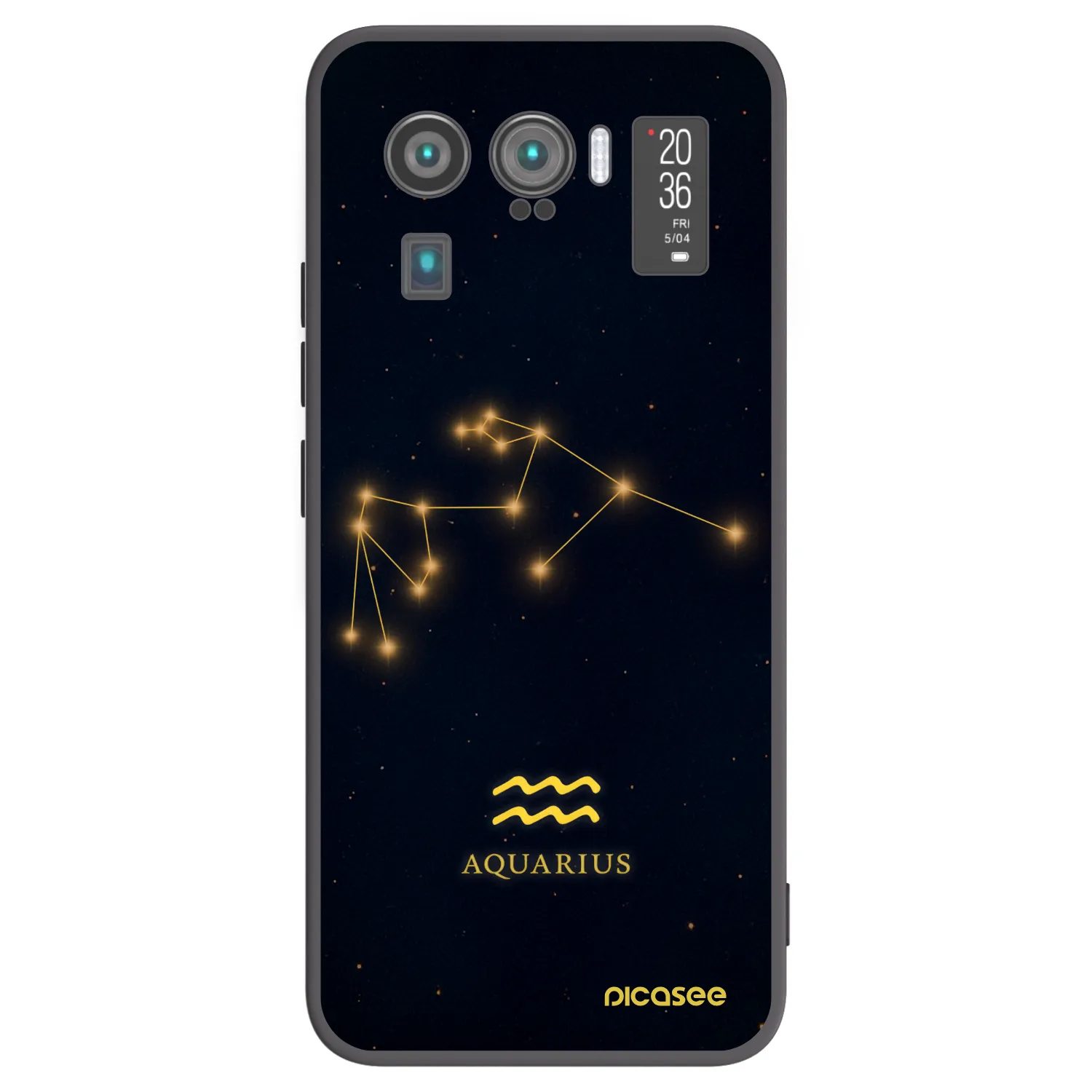 Picasee silikonski črni ovitek za Xiaomi Mi 11 Ultra - AQUARIUS