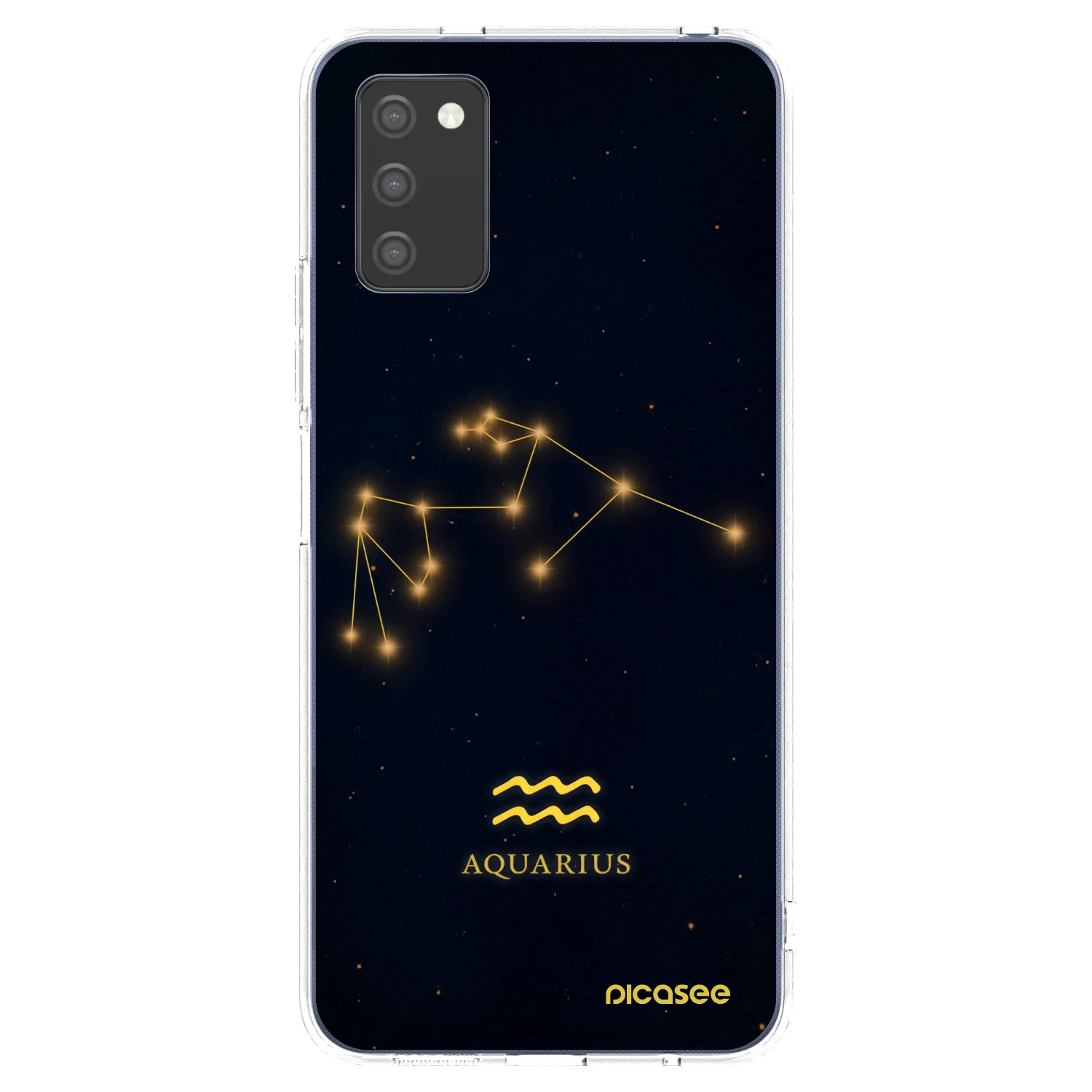 Picasee silikonski prozorni ovitek za Samsung Galaxy A02s A025G - AQUARIUS