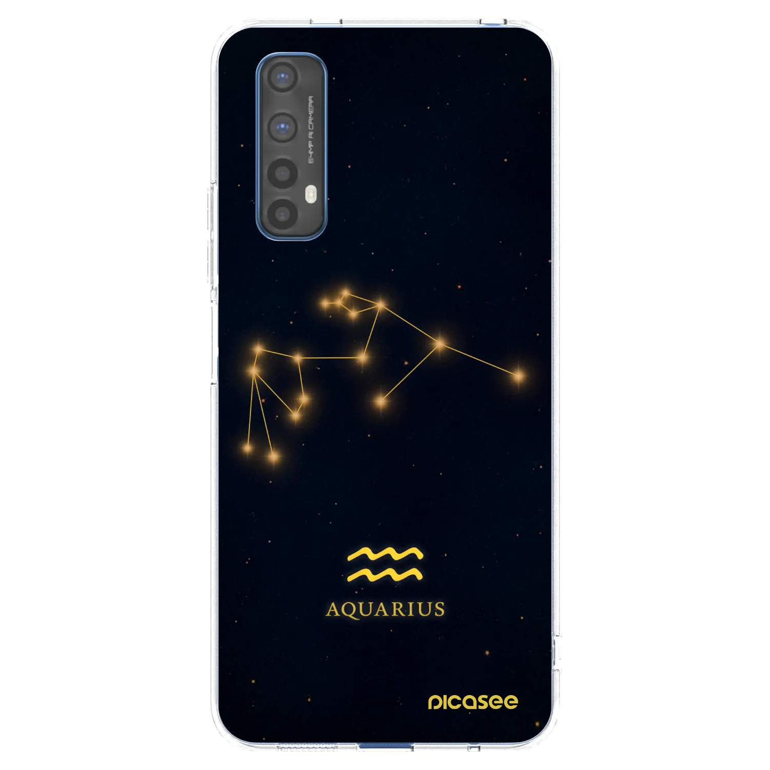 Picasee silikonski prozorni ovitek za Realme 7 - AQUARIUS